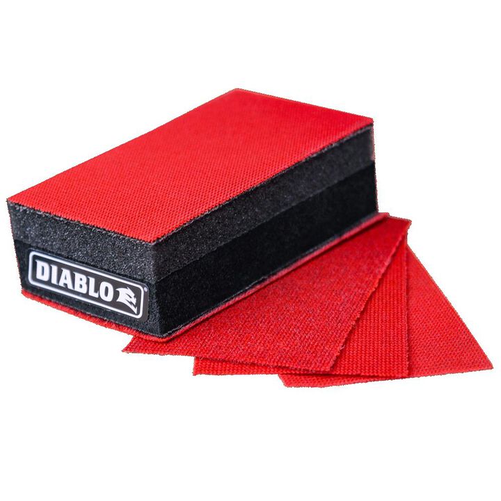 Diablo Tools Hand Sanding Block 3 2/3in x 9in Reusable