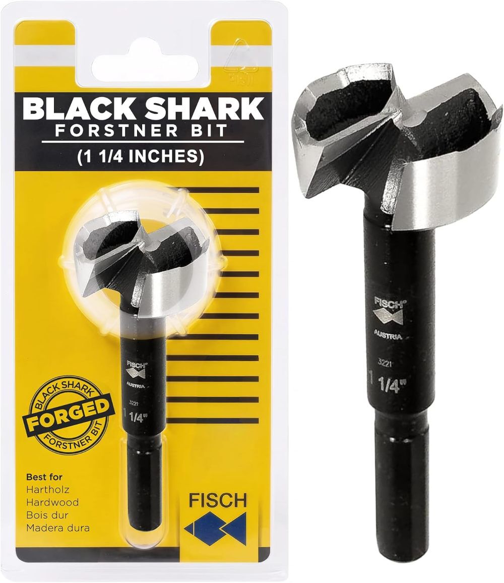 Fisch 1-1/4 Inch Black Shark HSS Forstner Drill Bit 12 Pieces, large image number 2