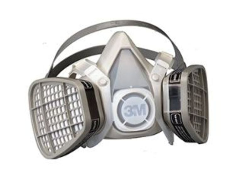 3M Half Facepiece Disposable Respirator Assembly 5301 Organic Vapor Large