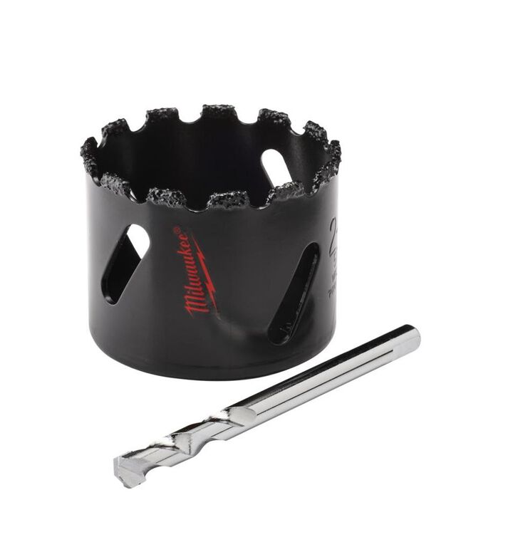 Milwaukee 2-1/4 In. Carbide Grit Hole Saw