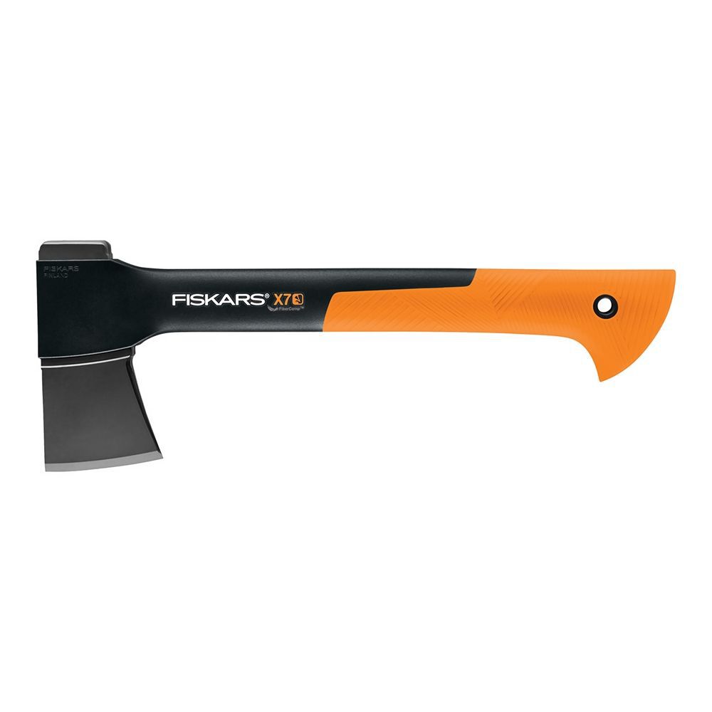 Fiskars 14 Inch Forged Steel Hatchet, Black and Orange, large image number 2