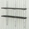 Suncast 49.65 Inch x 10 Inch x 1.25 Inch Shed Shelf Kit, Black, 2 Pack, small image number 4