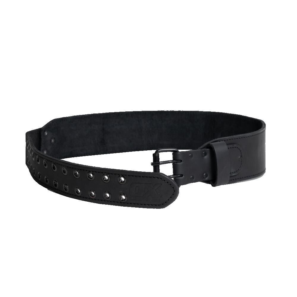 Ox Tools 3 Inch Leather & Nylon Tool Belt with Kevlar Reinforcement, XXL, large image number 1