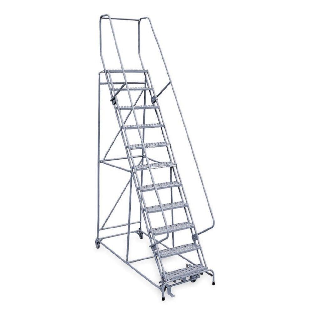 Cotterman Series 1000 11 Step X 26in W A6 Tread Step Ladder w/handrails, large image number 2