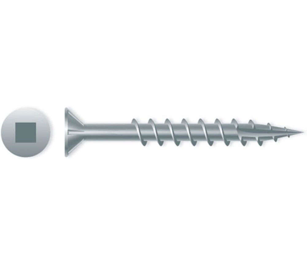 Strong-Point #8 x 1 Inch Square Drive Screws 10000 Pieces, large image number 1