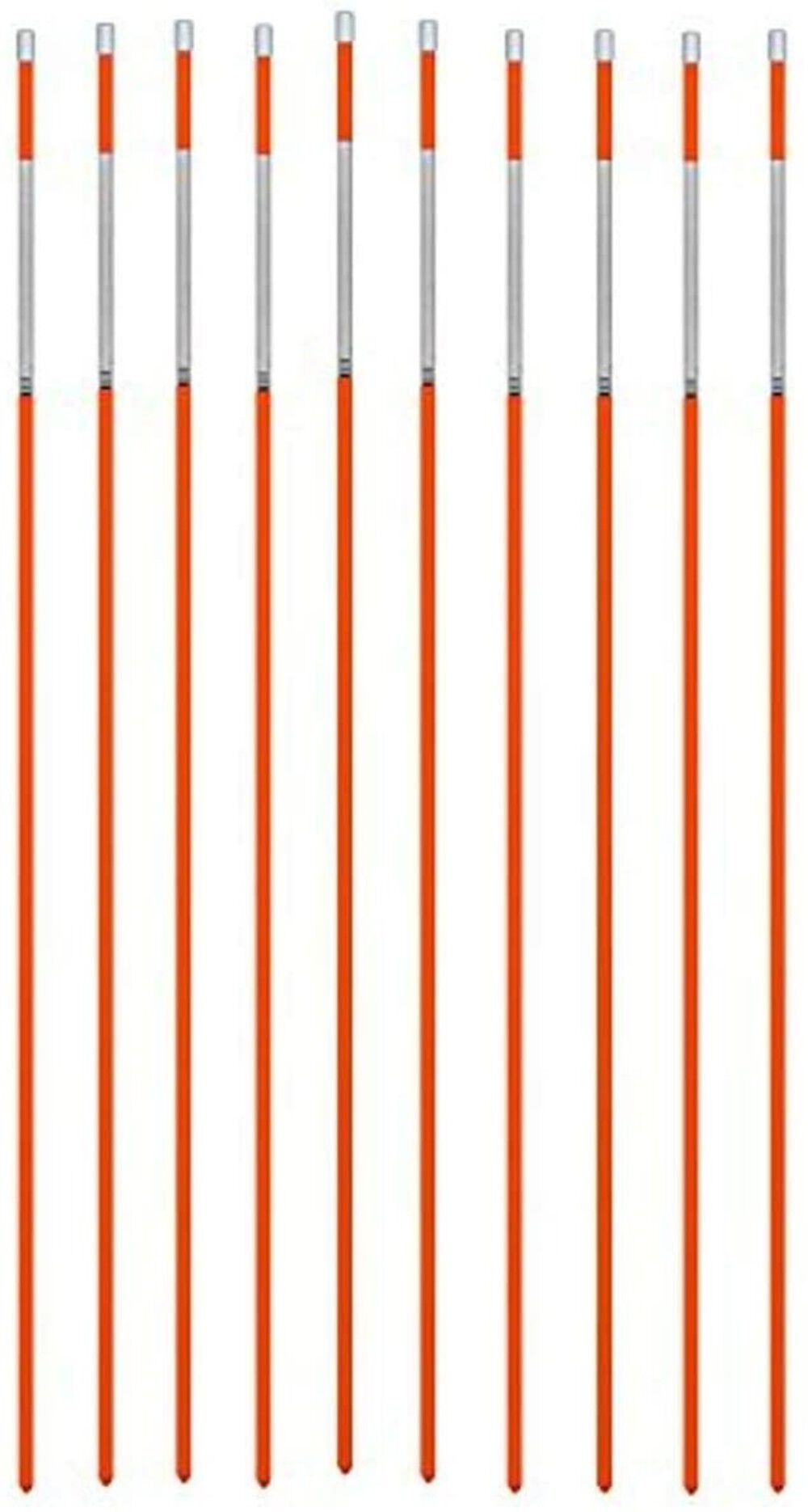 Fiberglass Innovations 48 In. Orange Driveway Markers - 10 Pack, large image number 1