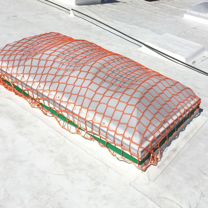 Eagle Industries Skylight Safety Net, 7ft x 7ft, Orange