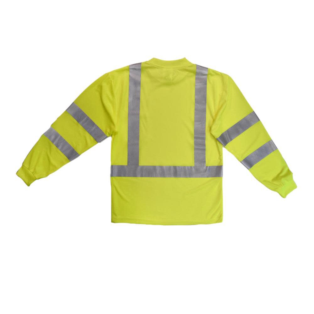 Radians ST21 Class 3 Long Sleeve T-Shirt with Max-Dri Hi-Vis 5X, large image number 4
