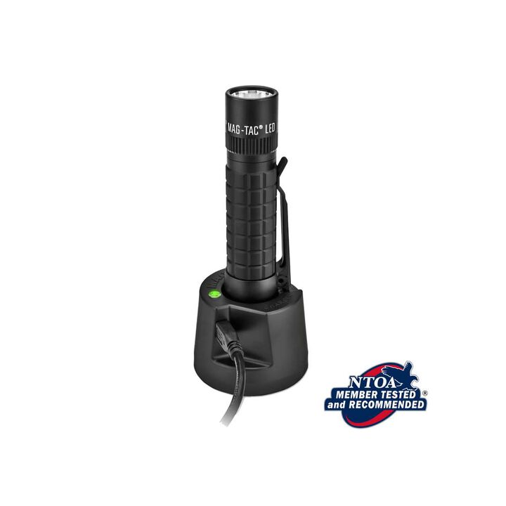 Maglite 671 Lumens Rechargeable Battery-Powered LED Flashlight with Bezel, Black, large image number 4