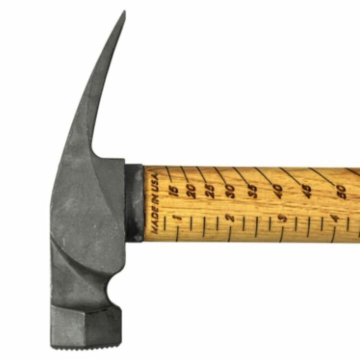 Boss Hammers Titanium Hickory Handle Milled Hammer 16oz, large image number 1