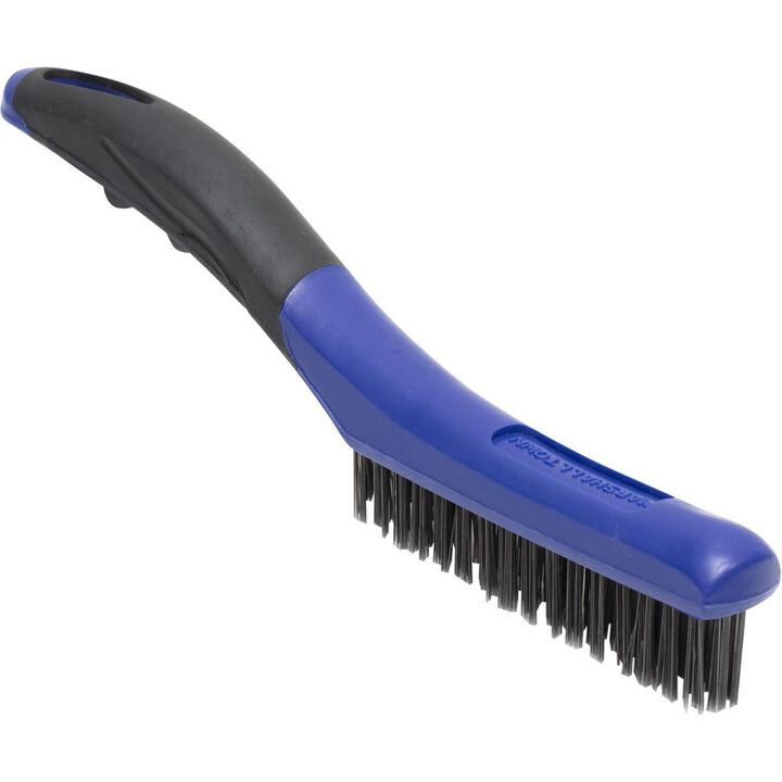 Marshalltown Heavy-duty Ergonomic Soft Grip Steel Shoe Handle Wire Brush, large image number 1
