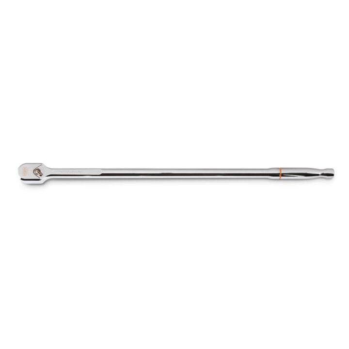 GEARWRENCH 120XP 3/8 Inch Drive Full Polish Chrome Extra Long Handle Teardrop Ratchet