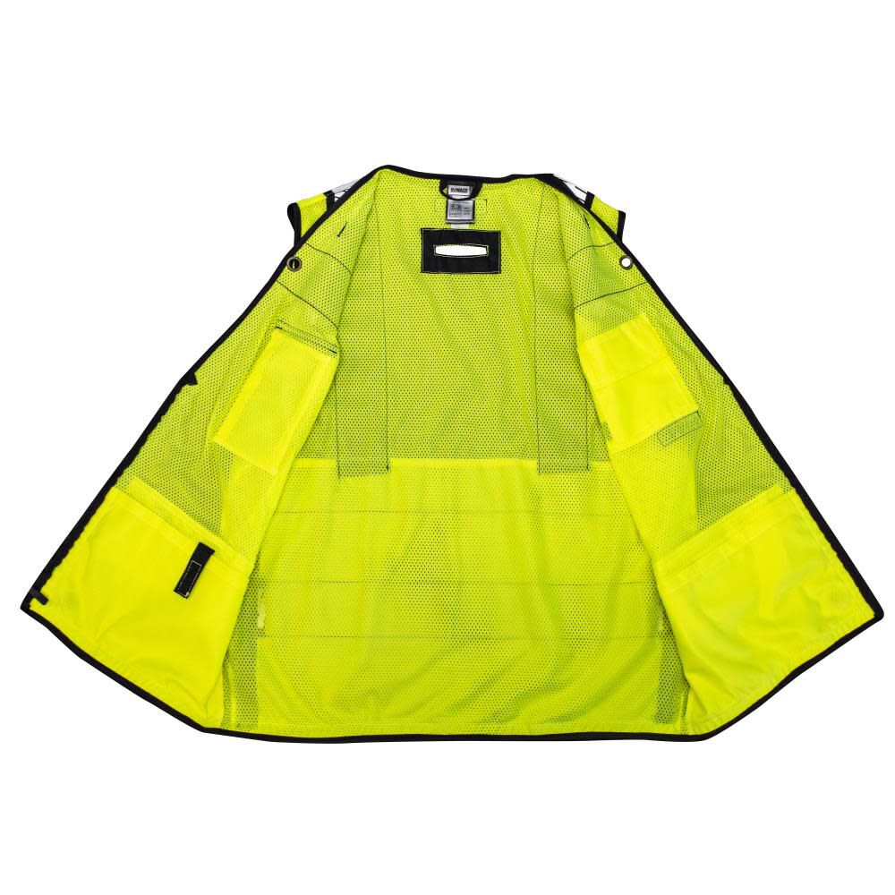 DEWALT Class 2 Heavy Duty Surveyor Vest, Hi-Vis, XL, large image number 2