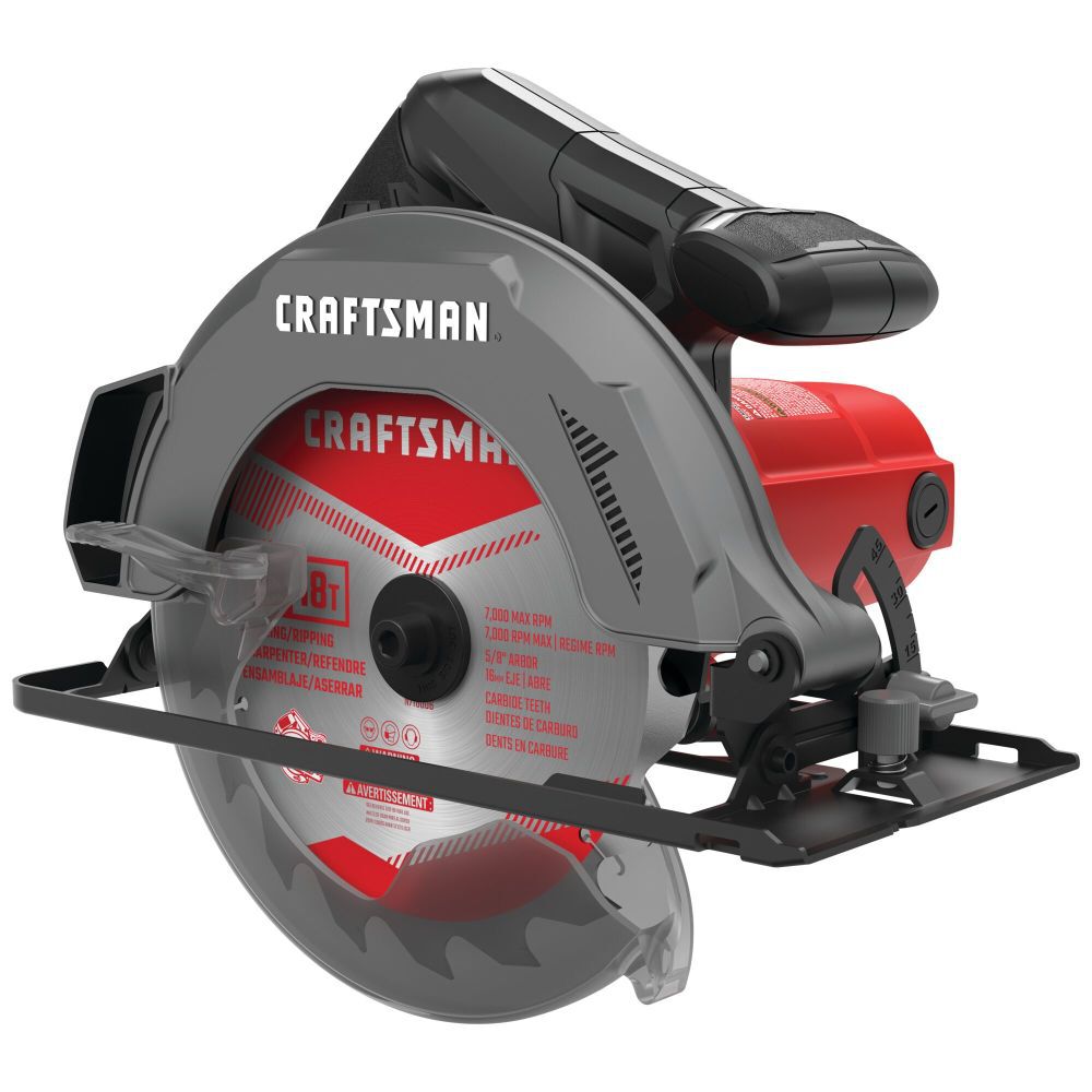 CRAFTSMAN 7-1/4 Inch Electric Circular Saw (13 Amp), large image number 9