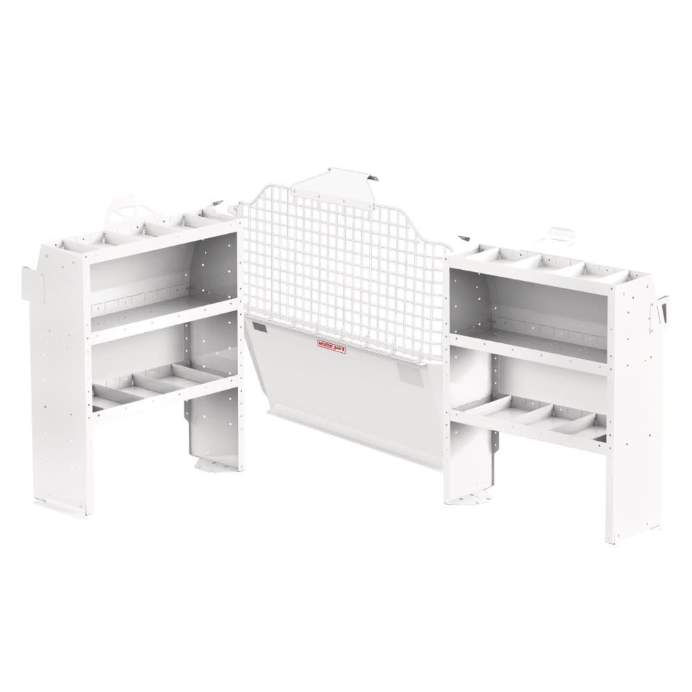 Weather Guard Commercial Shelving Package for Compact RAM ProMaster City Vans, large image number 1