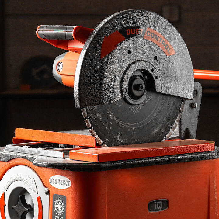 iQ Power Tools 14 in Masonry Saw with Built In Dust Control Vacuum System, large image number 4