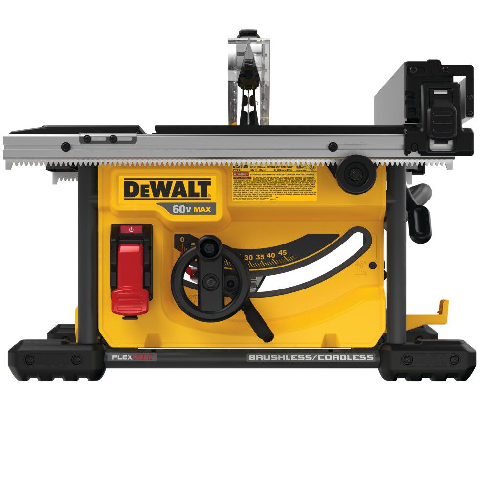 DEWALT 60V Max Table Saw (Bare Tool) and Two 20V/60V 6Ah Lithium Ion Power Tool Battery Packs Bundle, large image number 3