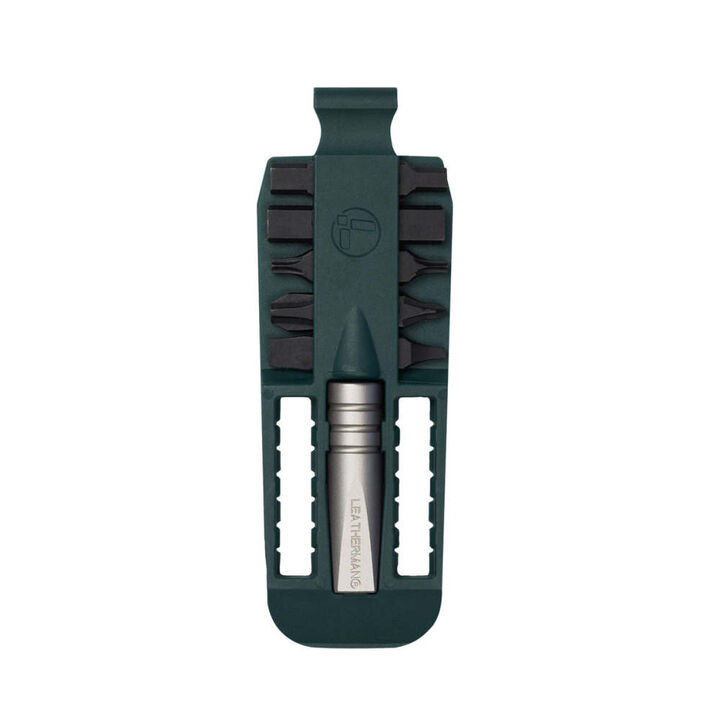 Leatherman #3 Double-Ended Bit Kit, Forest Green/Silver