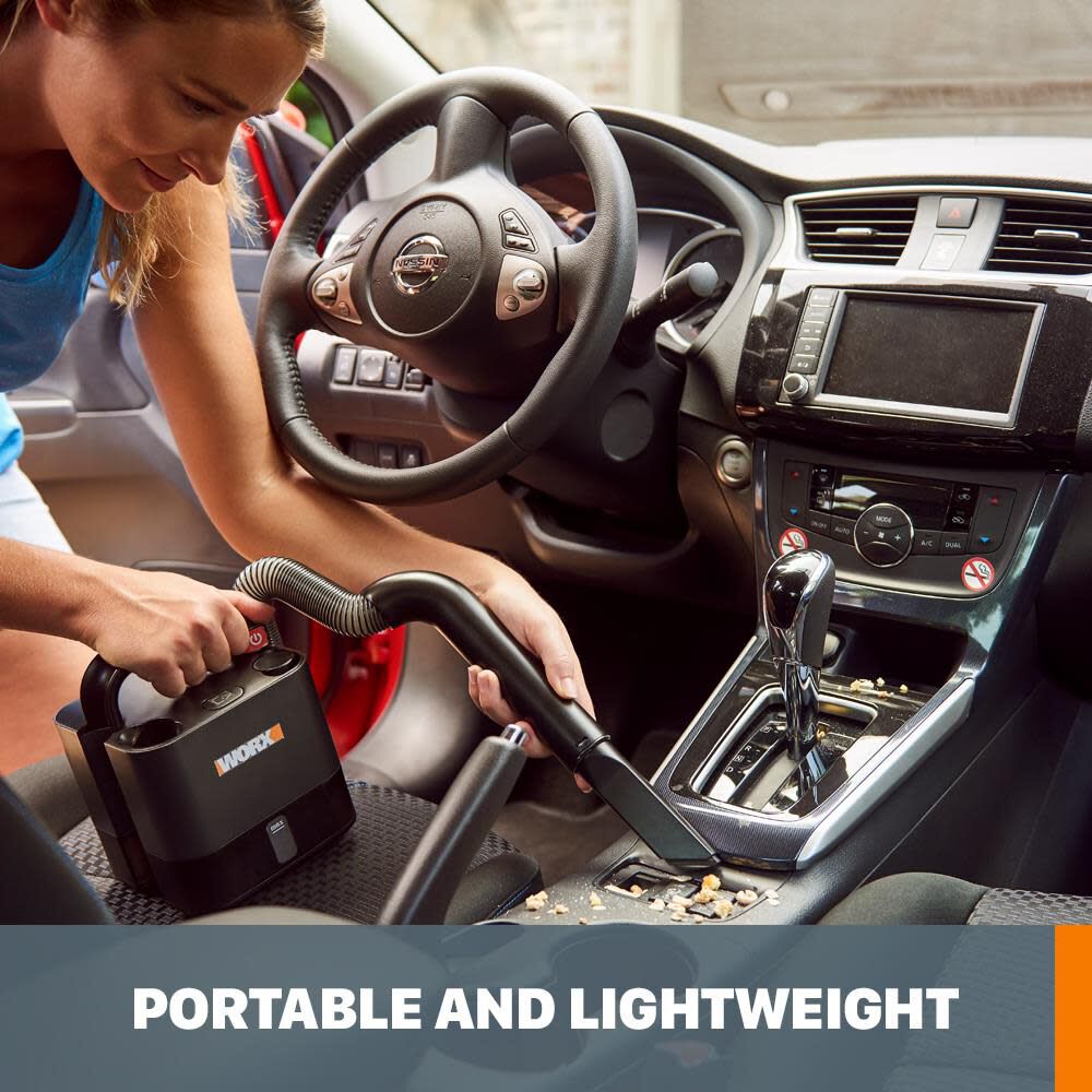 Worx 20V Power Share Max Cordless Handheld Dry Shop Vacuum with Battery, large image number 5