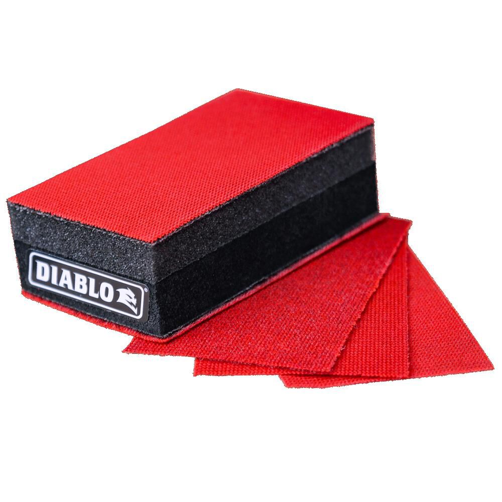 Diablo Tools Hand Sanding Block 2 3/4in x 5in Reusable, large image number 1