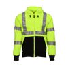 Tingley Job Sight Zip-Up Hoodie Hi-Vis Small, small image number 5