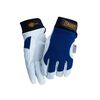 Trust Protection Premium Goat Skin Thinulate Mechanics Gloves Blue and White 2X, small image number 1