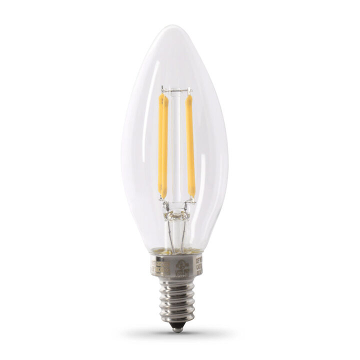 Feit Electric 60W Blunt Tip 5000K Filament LED Bulb 6pk