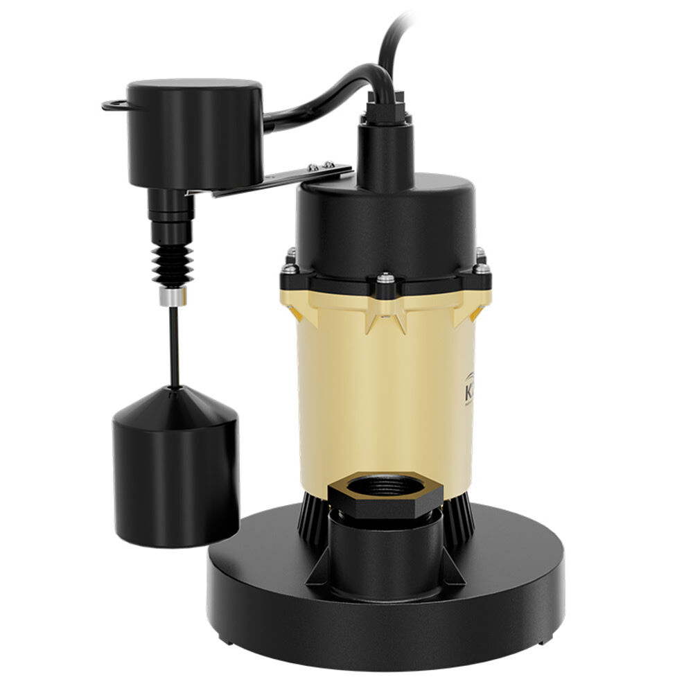 K2 Pumps Sump Pump 1/4 HP Cast Aluminum with Direct in Vertical Switch, large image number 6
