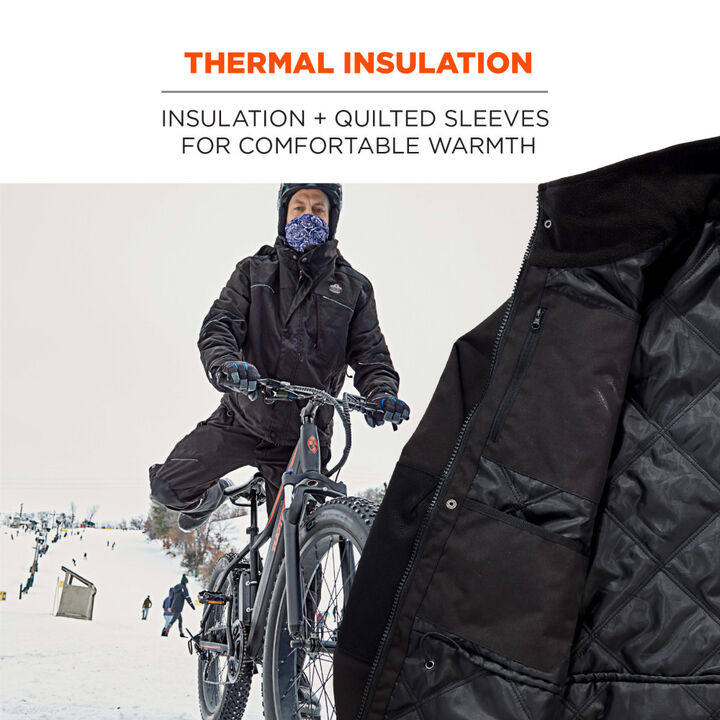 Ergodyne Winter Work Jacket 300D Polyester Shell Large, large image number 3