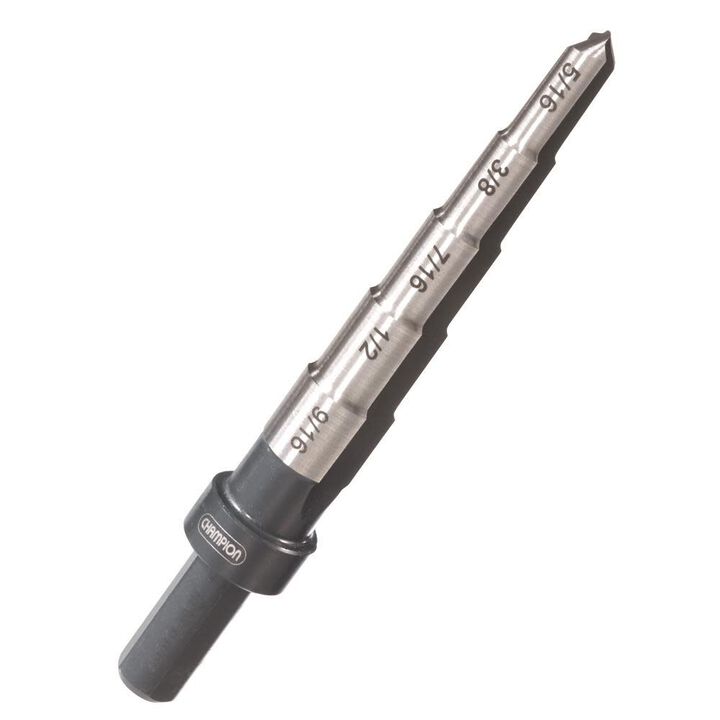 Champion Cutting Tool Heavy Duty Step Reamer 5/16 to 9/16in (5 Steps), large image number 0