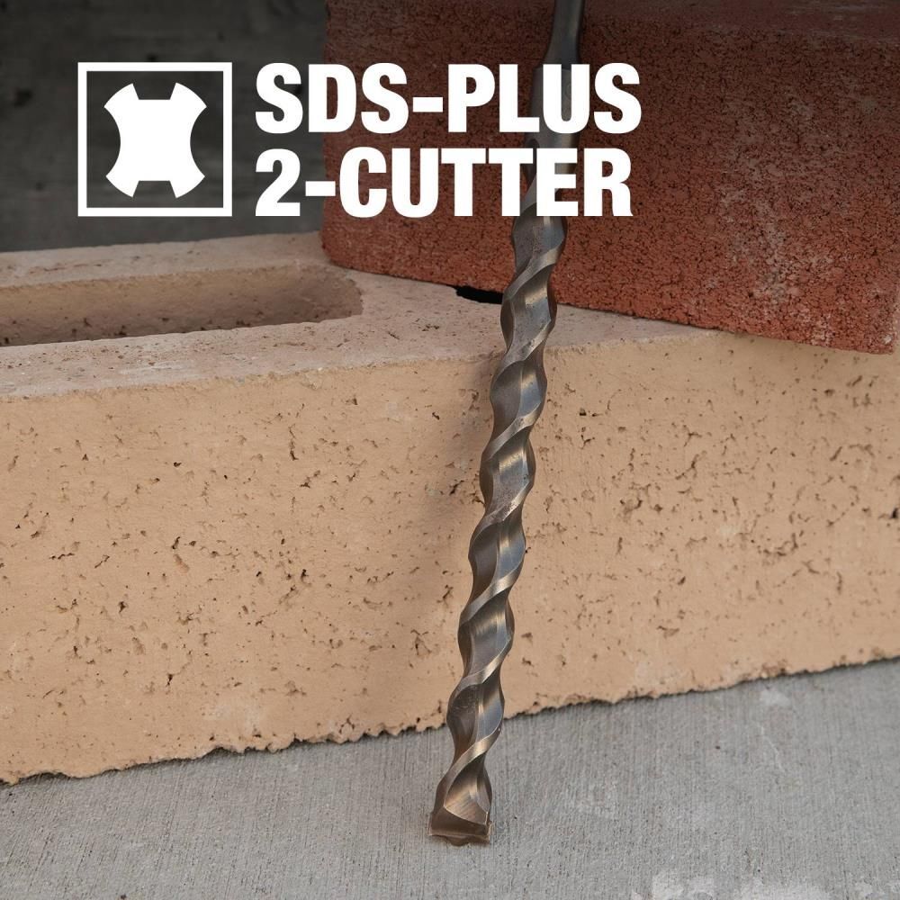 Makita 1/4in x 4in SDS-Plus Bit, 2-Cutter, 10pk, large image number 4