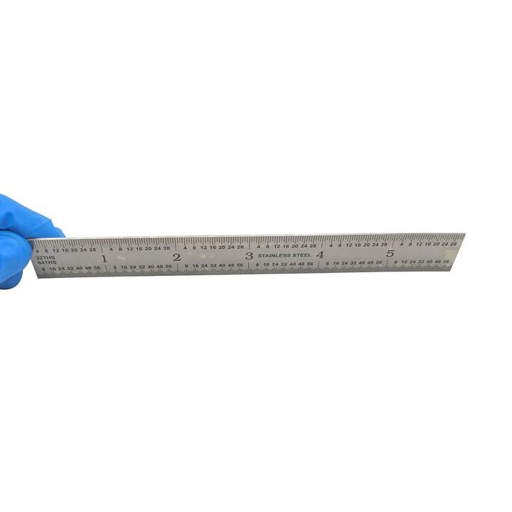 Big Horn 6 Inch Rigid Stainless Steel Full-Flexible Ruler, large image number 1