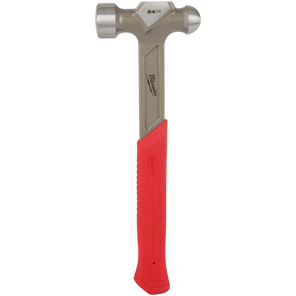 Milwaukee 24oz Steel Ball Peen Hammer, large image number 1