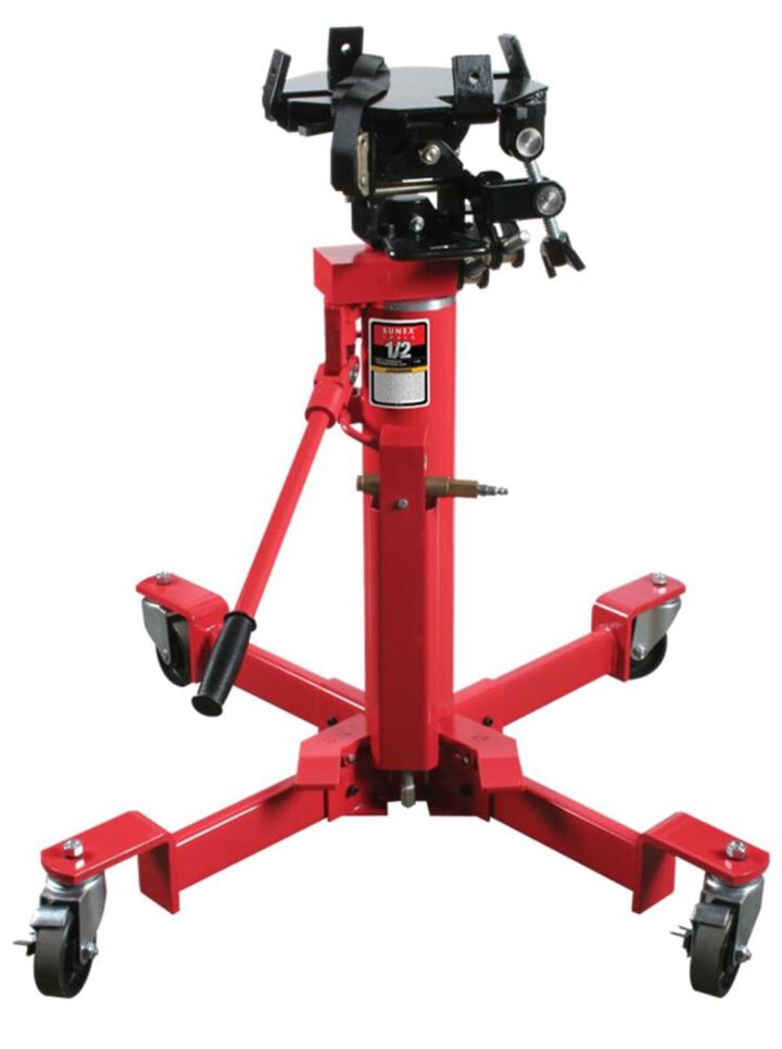Sunex 1000 Lb. 1/2 Ton Air/Hydraulic Telescopic Transmission Jack