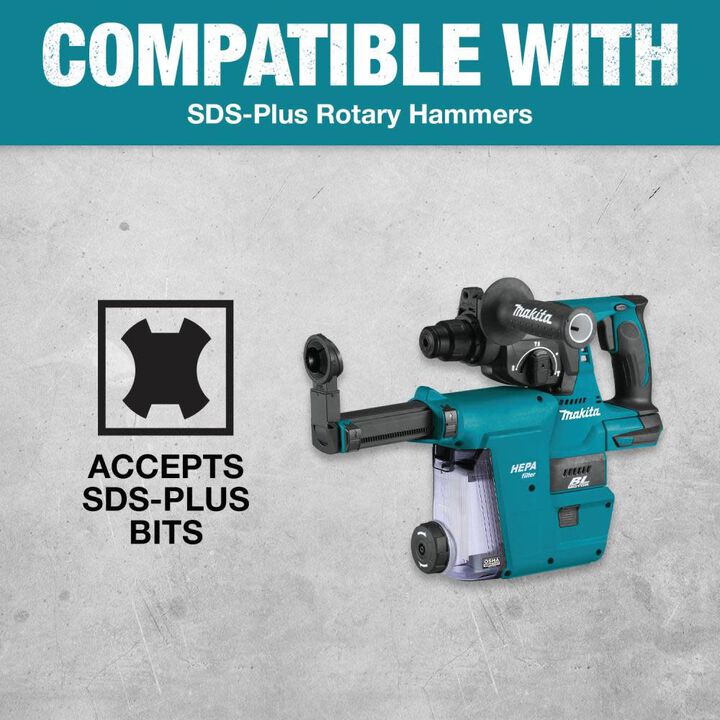 Makita 3/4in x 16in SDS Plus Hollow Dust Extraction Drill Bit, large image number 1
