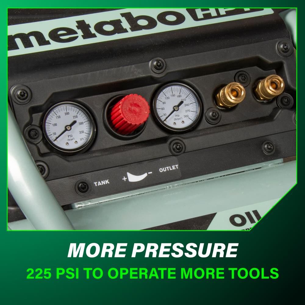 Metabo HPT The Tank 8 Gallon Trolley Air Compressor, large image number 10