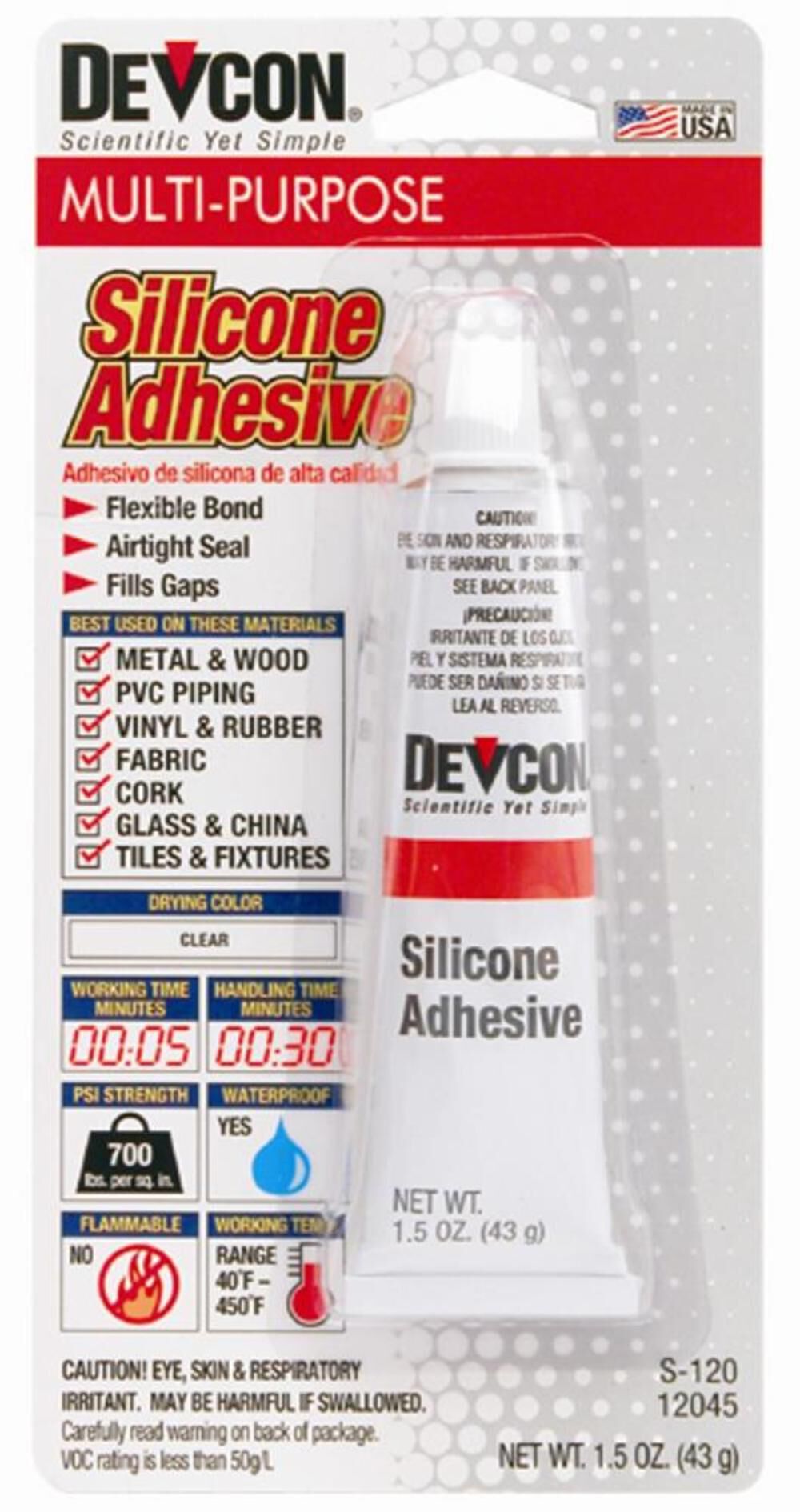 Permatex Silicone Adhesive, large image number 1
