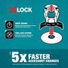 Makita X-LOCK 3-1/8in Stainless Steel Knot Wire Cup Brush, small image number 2