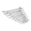 GEARWRENCH 12 Point Long Pattern Combination SAE Wrench Set in Foam Storage Tray 19pc, small image number 4