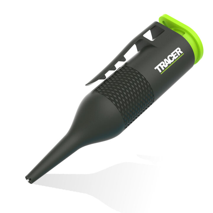 Tracer Trueshot One-Handed Spray Action Chalk Marker High-Visibility Non Permanent Green Chalk