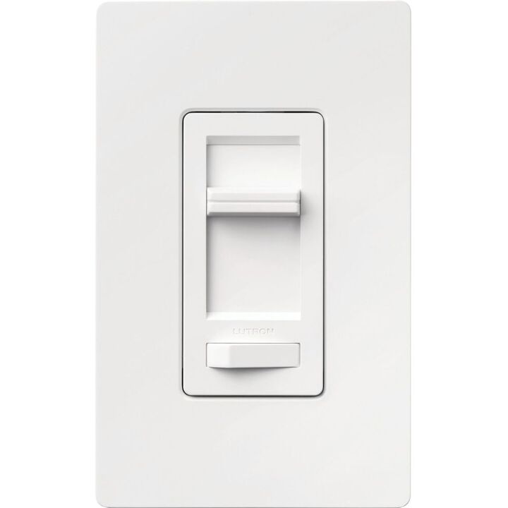Lutron Lumea LED+ 120V 150W 1P Gloss White 3-Way Dimmer Switch