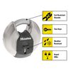Master Lock Padlock with Shackle 2 3/4in Steel Keyed Alike Disc 2pk, small image number 2