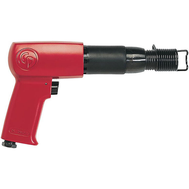 Chicago Pneumatic 3-1/2 Inch Stroke 25 Cfm Pneumatic Hammer with 0.401 In. Round Shank