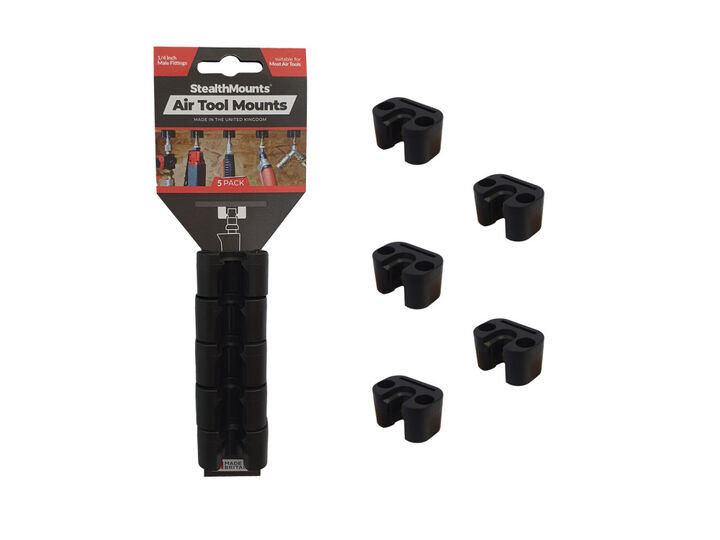 Stealthmounts Air Tool Mounts 5pk Black