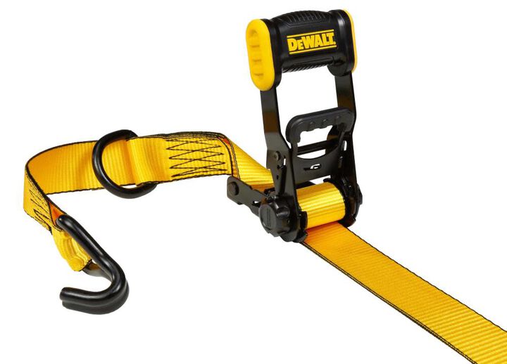 DEWALT Ratchet Tie Down Straps 3300 LB Break Strength 1.5in x 16' 4pk, large image number 2