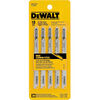 DEWALT 4 In. 10 TPI T-shank Laminate Down Cutting Jig Saw Blade (5 pk.), small image number 1