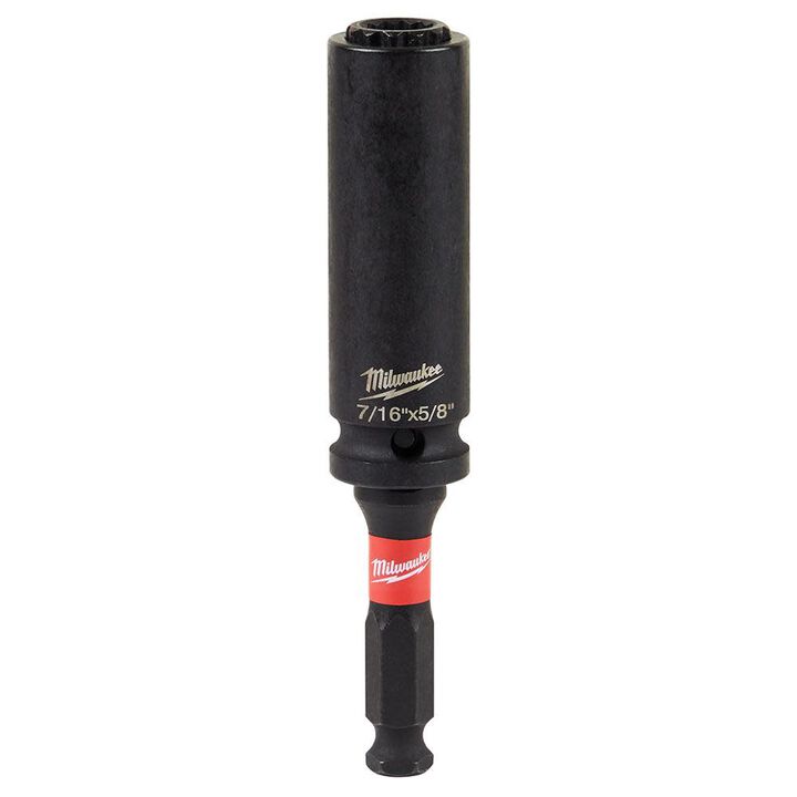 Milwaukee Shockwave Lineman's 12PT 7/16in & 5/8in 2-in-1 Socket