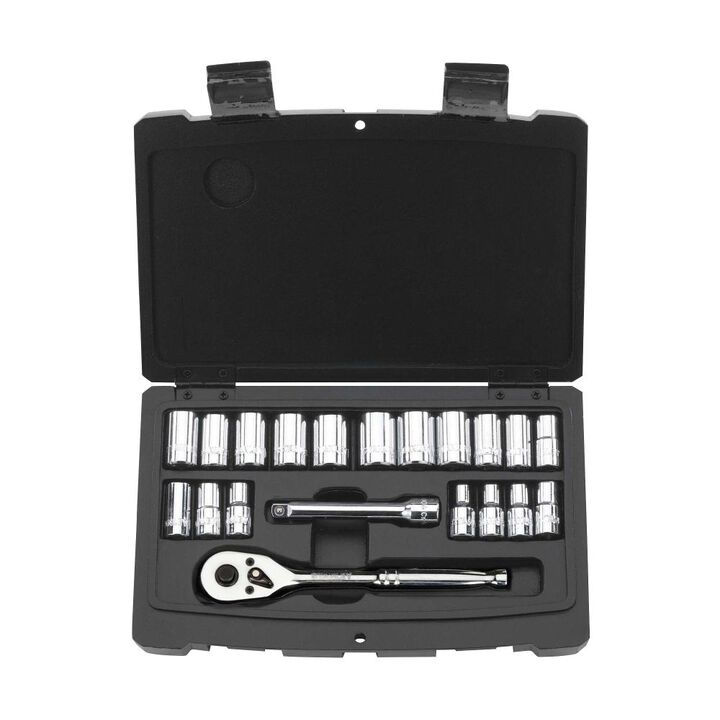 Stanley Socket Set, 20 Pieces, large image number 1