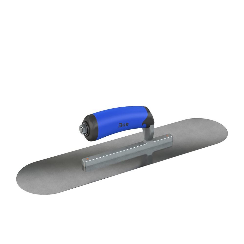 Bon Tool Pool Trowel Carbon Steel 8 Inch x 3 Inch with Comfort Grip Handle, large image number 2