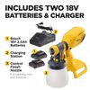 Wagner Control Spray 18V HVLP Stain Sprayer Kit with Two 2 Ah Batteries & Charger, small image number 5